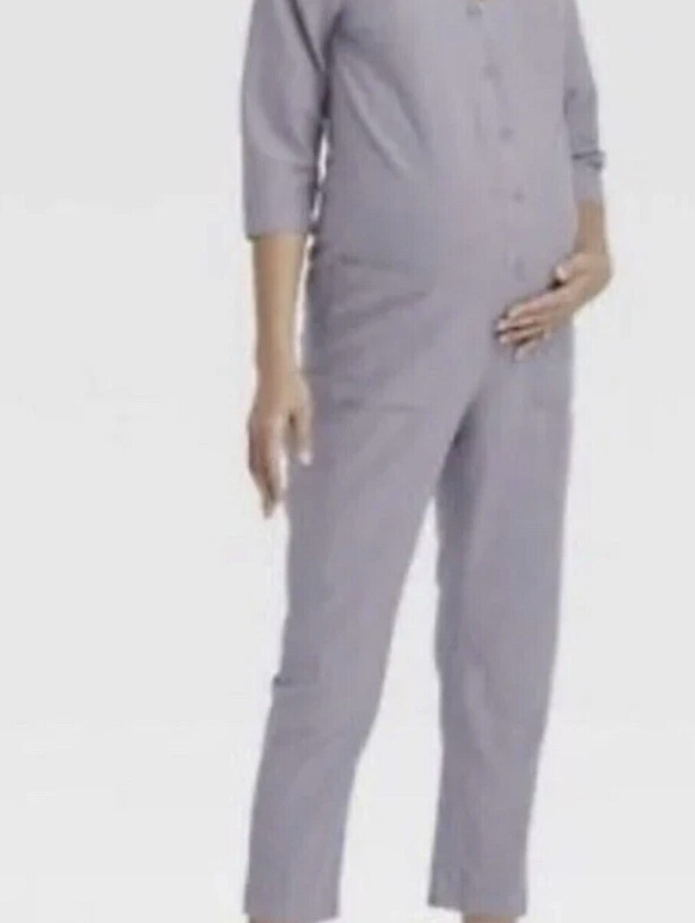 The Nines by Hatch Lavender Purchase Purple Maternity Jumpsuit Women’s XS NWT